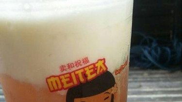 Cheese tea alias teh keju Meitea.