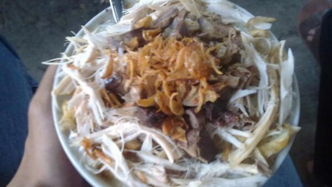 Bubur Ayam Gibbas Bandung.