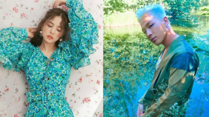Min Hyo Rin dan Taeyang.