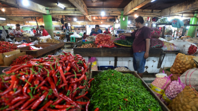Pasar tradisional (foto ilustrasi)