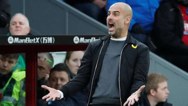 Manajer Manchester City, Pep Guardiola.