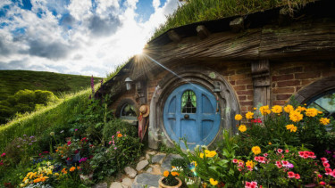 Rumah Hobbit di New Zealand