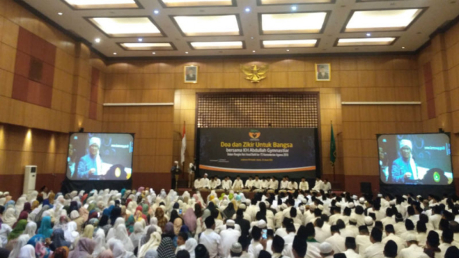 Aa Gym hadiri acara doa dan zikir di kementerian agama