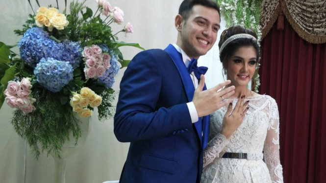 Rifky Balweel dan Biby Alraen resmi menikah