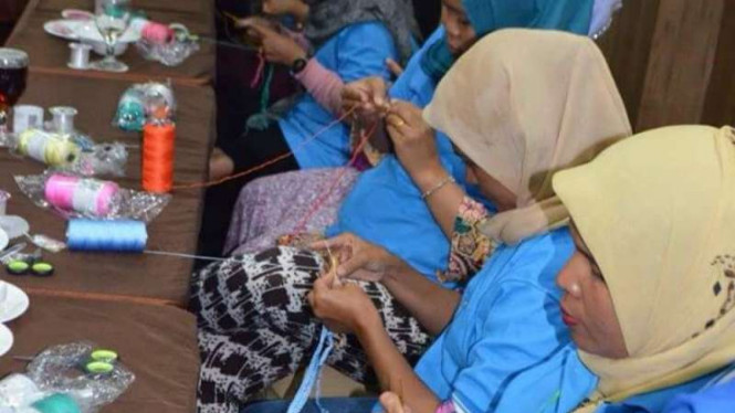 Mantan TKI di Padang.