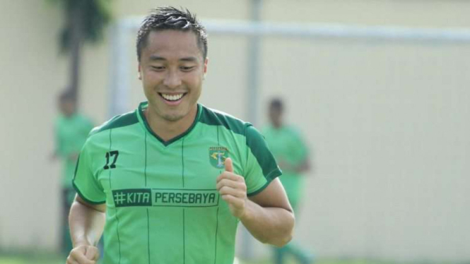 Arthur Irawan saat memperkuat Persebaya Surabaya