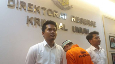 Kasdi saat gelar kasus di Markas Polda Metro Jaya.
