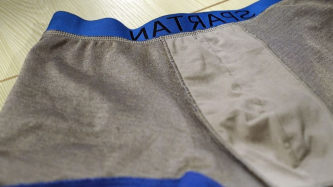 Celana boxer buatan Spartan