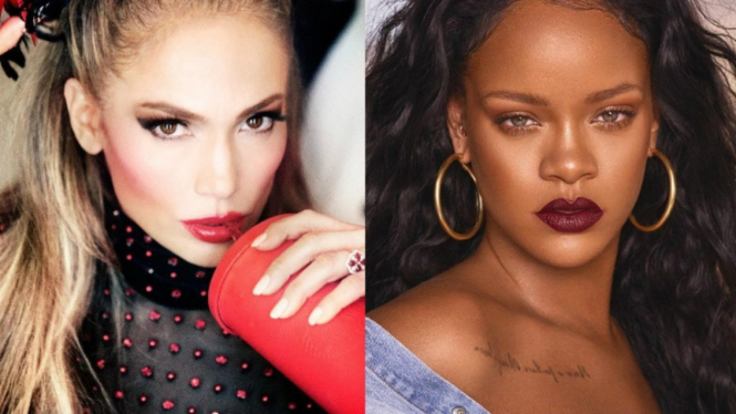 Jennifer Lopez dan Rihanna