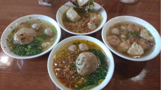 Macam-macam menu Bakso