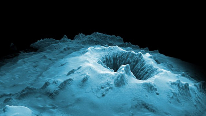 Gunung bawah laut.
