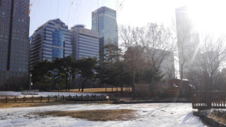 Yeouido Park di Seoul Berselimut Salju Bak Negeri Dongeng