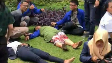 Korban robohnya atap bangunan Bursa Efek Indonesia