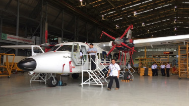 Pesawat buatan PT. Dirgantara Indonesia, N219 