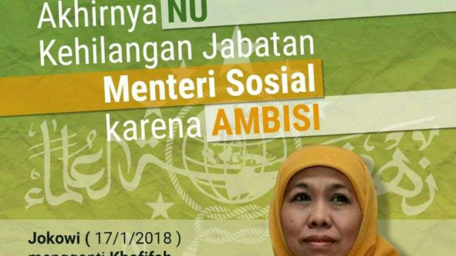 Perang meme warnai pergantian menteri sosial