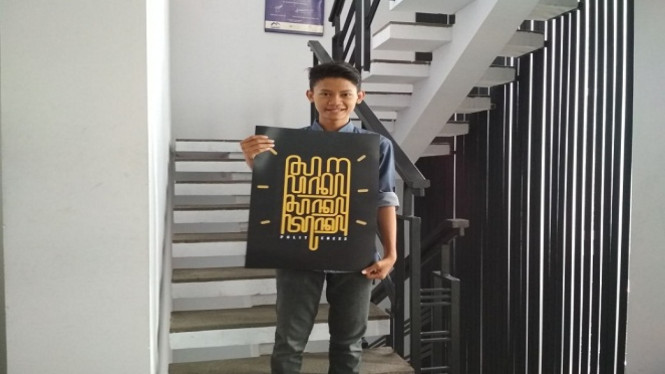 Fikran Arif Sya’ban dan karya tipografinya.