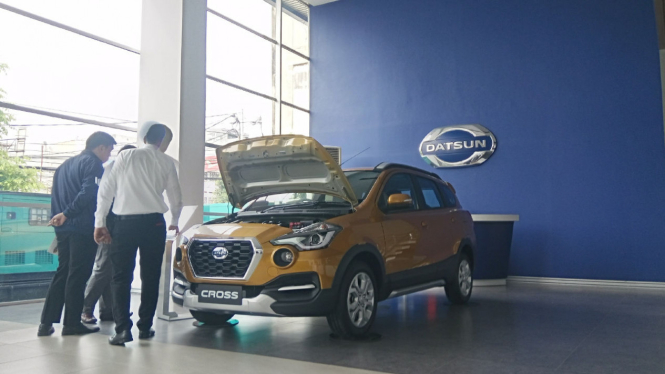 Diler Nissan-Datsun di Roxy, Jakarta Pusat.