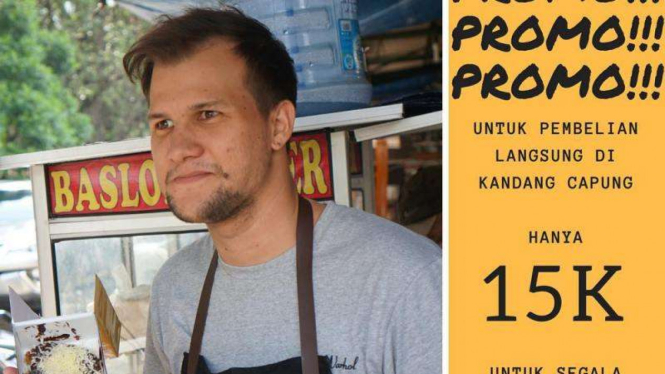Stuart Collin bisnis pisang goreng