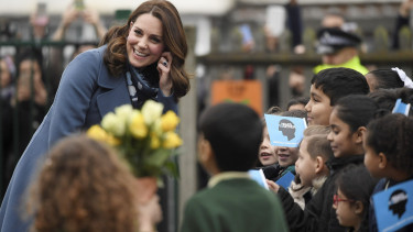 Kate Middleton Kunjungi Roe Green Junior School