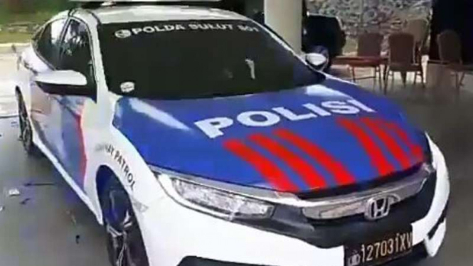 Ilustrasi Mobil Patroli Polisi