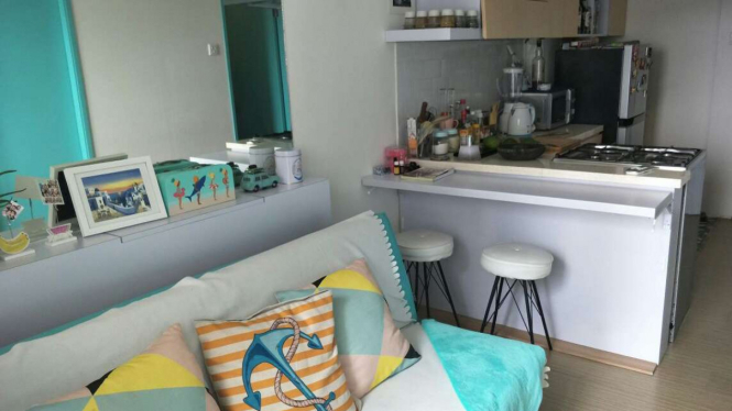 Apartemen mungil milik Rachel tertata apik