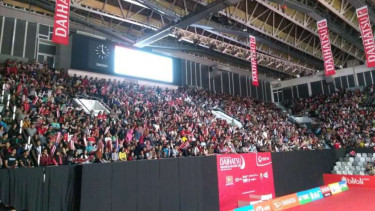 Suasana Istora Senayan saat Daihatsu Indonesia Masters