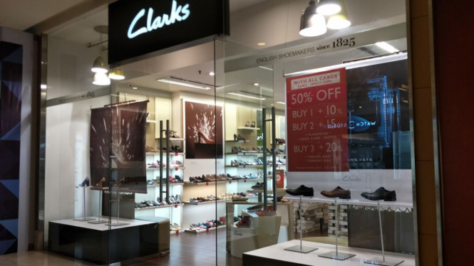Gerai Clarks di Grand Indonesia
