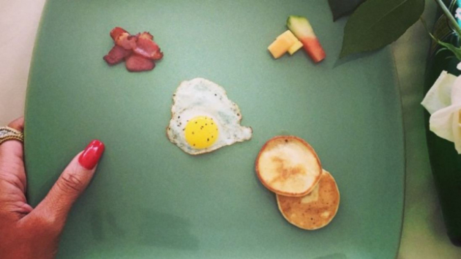 Makanan yang dikonsumsi Rihanna