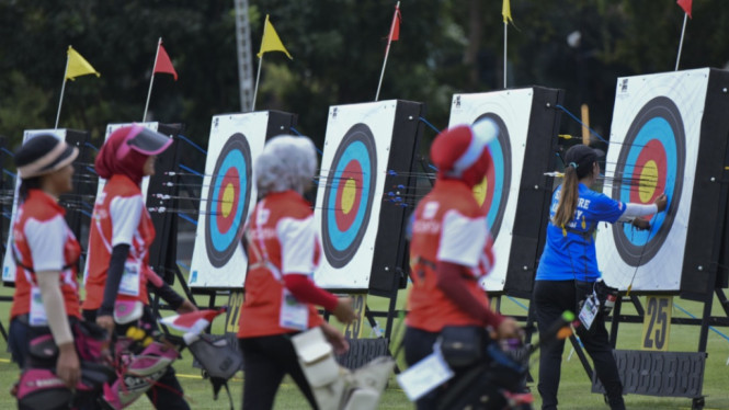 Panahan Latihan Jelang Invitation Tournament Asian Games