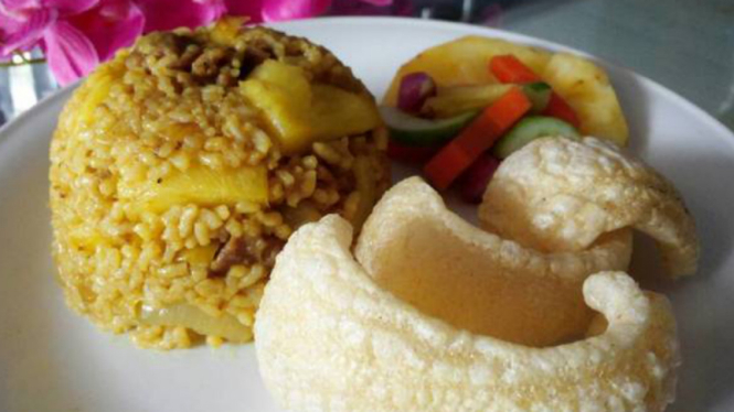 Nasi goreng kambing kebuli.