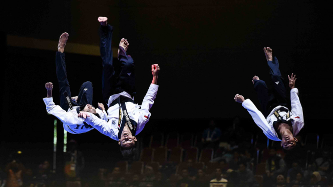 Tim taekwondo putra Indonesia