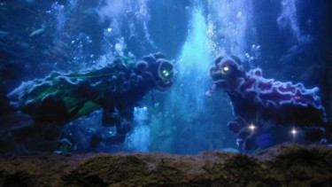 Pertunjukan Barongsai di Sea World Ancol 