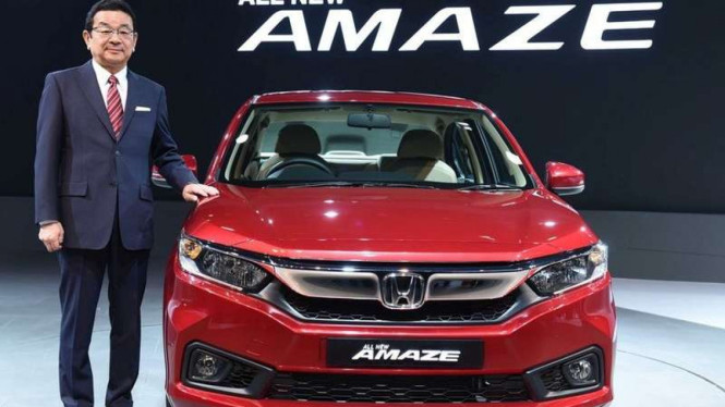 Honda Amaze versi terbaru.