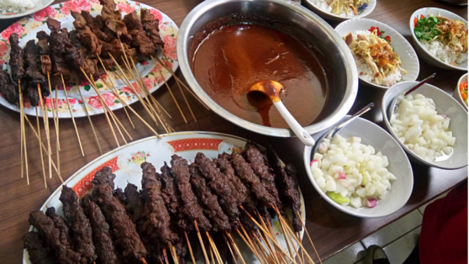 Sate kerbau.