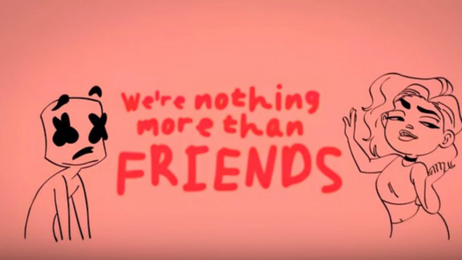 Video Klip Friends oleh Marshmello dan Anne Marie.