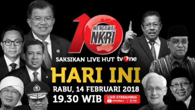Ulang tahun tvOne yang ke-10.