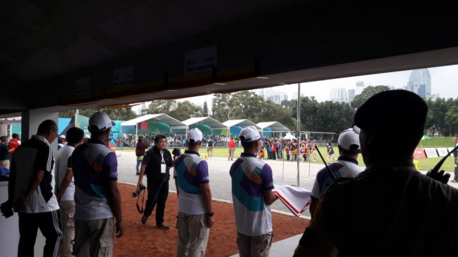 Lorong di Lapangan Panahan Senayan terlalu rendah
