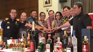 Pemusnahan barang bukti hasil sitaan Direktorat Jenderal Bea Cukai