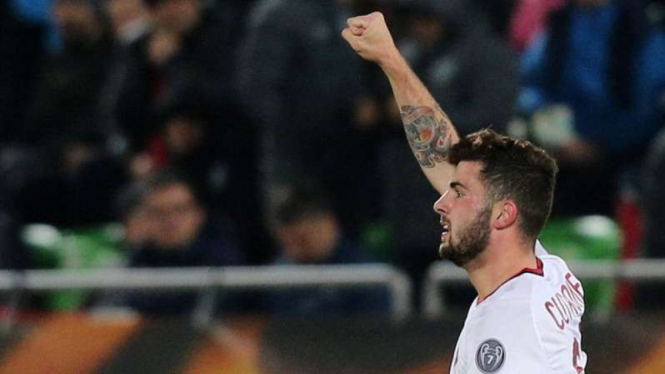 Penyerang AC Milan, Patrick Cutrone