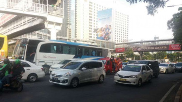 Ilustrasi jalan gatot subroto
