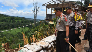 Kapolda Jabar tinjau lokasi jalur Puncak