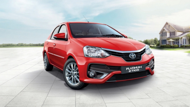 Render Toyota Platinum Etios di India