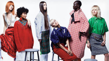 Agnez Mo tampil di majalah Vogue Amerika Serikat.