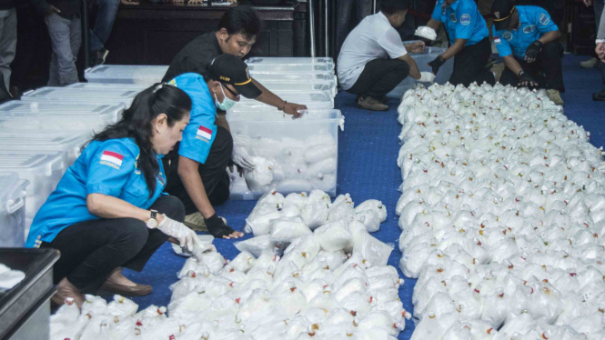 Ilustrasi barang bukti sabu 1 ton