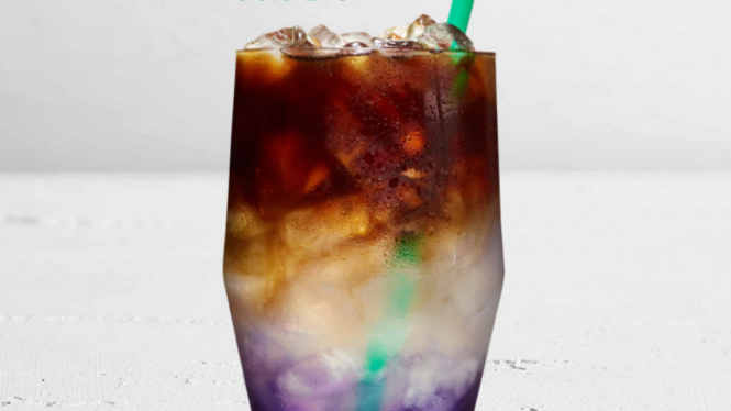 Butterfly Pea Lemonade Cold Brew.