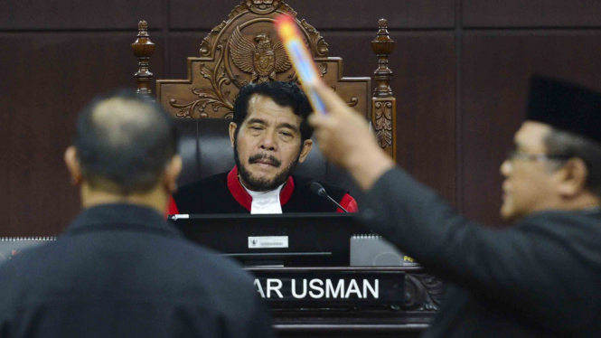 Ketua Majelis Hakim Mahkamah Konstitusi (MK), Anwar Usman