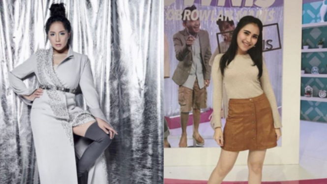 Nagita Slavina dan Ayu Ting Ting