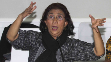Menteri Kelautan dan Perikanan, Susi Pudjiastuti