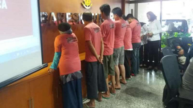 Enam anggota MCA yang diringkus Bareskrim Polri