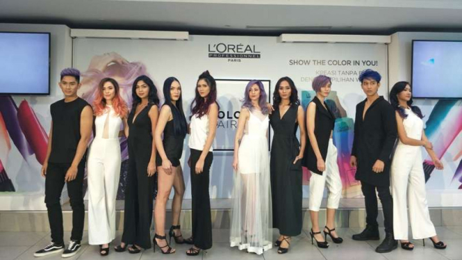 Peluncuran produk pewarna rambut L'oreal